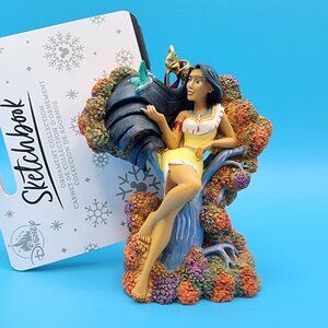 Disney Princess Pocahontas & Flit Sketchbook Christmas Ornament NEW
